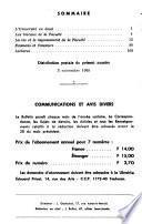 Bulletin de l'Université et de l'Académie de Toulouse