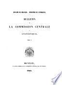 Bulletin de la Commission centrale de statistique