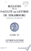 Bulletin de la Faculté des Lettres de Strasbourg