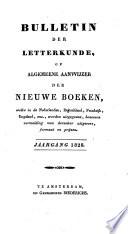 Bulletin de la littérature générale