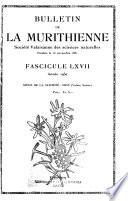Bulletin de la Murithienne Société valaisanne des sciences naturelles