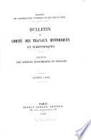 Bulletin de la Section des Sciences Economiques et Sociales