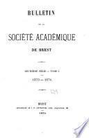 Bulletin de la Société académique de Brest