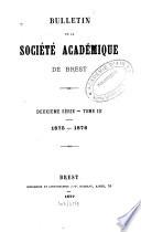 Bulletin de la Société Académique de Brest