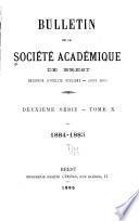 Bulletin de la Société académique de Brest