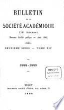 Bulletin de la Société Académique de Brest
