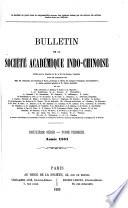 Bulletin de la Société Académique Indo-Chinoise de France