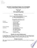 Bulletin de la Société archéologique du Finistère