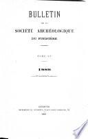 Bulletin de la Société Archéologique du Finistère