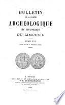 Bulletin de la Société Archéologique et Historique du Limousin
