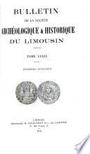 Bulletin de la Société archéologique et historique du Limousin