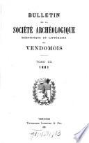 Bulletin de la Société Archéologique, Scientifique & Littéraire du Vendômois