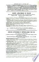 Bulletin de la Société astronomique de France