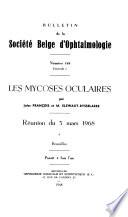 Bulletin de la Société belge d'ophtalmologie