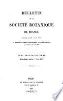 Bulletin de la Société Botanique de France