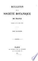 Bulletin de la Société Botanique de France