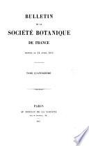 Bulletin de la Société botanique de France