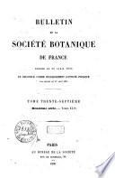 Bulletin de la Societe botanique de France