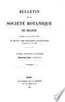 Bulletin de la Société botanique de France ...