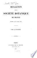 Bulletin de la Société Botanique de France