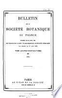 Bulletin de la Société botanique de France