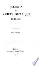 Bulletin de la Société botanique de France