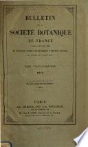 Bulletin de la Société Botanique de France0