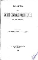 Bulletin de la Société centrale d'Aquiculture et de pèche