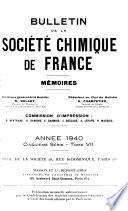 Bulletin de la Société chimique de France