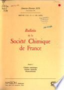 Bulletin de la Société chimique de France