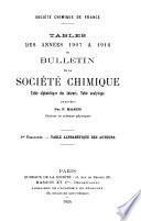 Bulletin de la Société chimique de France