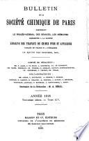 Bulletin de la Société Chimique de Paris