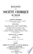Bulletin de la Société chimique de Paris