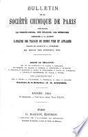 Bulletin de la Société Chimique de Paris