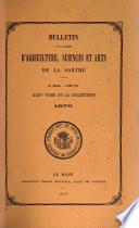 Bulletin de la Société d'agriculture, sciences et arts de la Sarthe