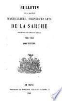 Bulletin de la Société d'Agriculture, Sciences et Arts de la Sarthe