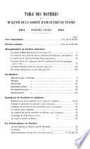 Bulletin de la Société d'apiculture de Tunisie