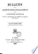 Bulletin de la Société d'encouragement pour l'industrie nationale