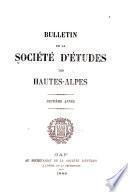 Bulletin de la Société d'études des Hautes-Alpes