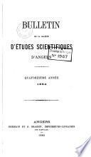 Bulletin de la Societe d'etudes scientifiques d'Angers