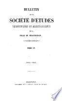 Bulletin de la Société d'etudes scientifiques et archéologiques de Draguignan et du Var