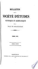 Bulletin de la Société d'etudes scientifiques et archéologiques de Draguignan et du Var