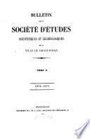 Bulletin de la Société d'Etudes Scientifiques et Archéologiques de la Ville de Draguignan