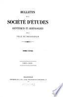 Bulletin de la Société d'Etudes Scientifiques et Archéologiques de la Ville de Draguignan