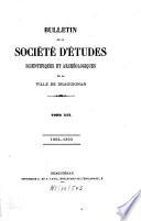 Bulletin de la Société d'Etudes Scientifiques et Archéologiques de la Ville de Draguignan