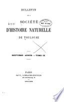 Bulletin de la Société d'histoire naturelle de Toulouse