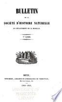 Bulletin de la Société d'histoire naturelle du Département de la Moselle