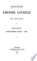 Bulletin de la Société d'histoire naturelle et des sciences biologiques et énergetiques de Toulouse