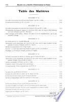 Bulletin de la Société d'océanographie de France