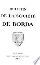 Bulletin de la Société de Borda